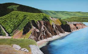 david-foyn-painting-cape breton-highlands